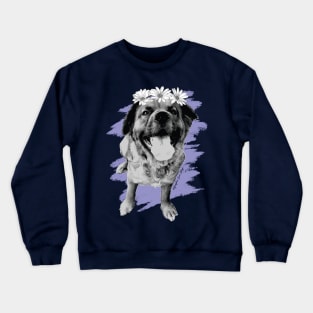 Flower Crown Sadie © GraphicLoveShop Crewneck Sweatshirt